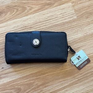 Stone & Co. Pebble Leather Wallet ✨ NWT